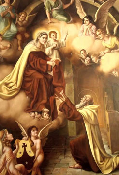 Matka Boża objawia się św. Szymonowi Stockowi